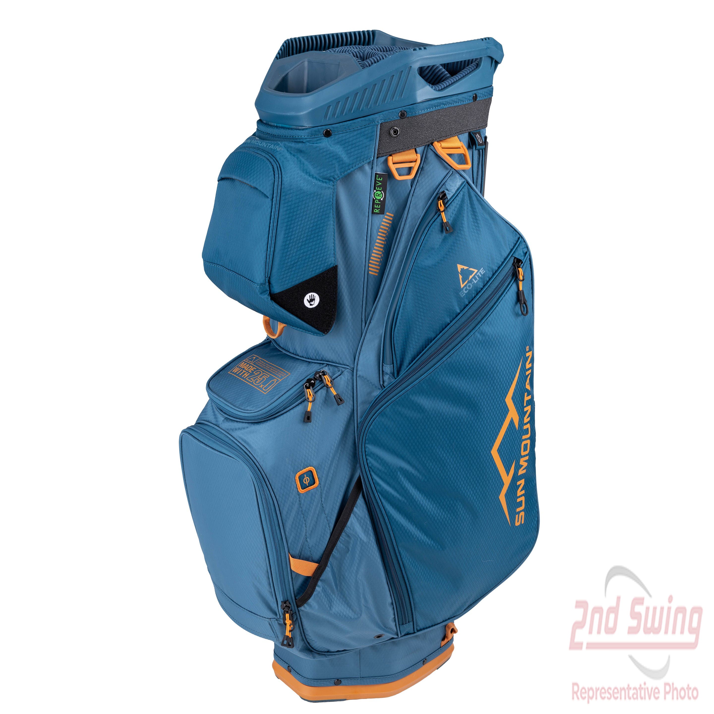 Sun Mountain 2024 Eco Lite Cart Bag C3360636 2nd Swing Golf   2024 ECOL C NEW BAG 